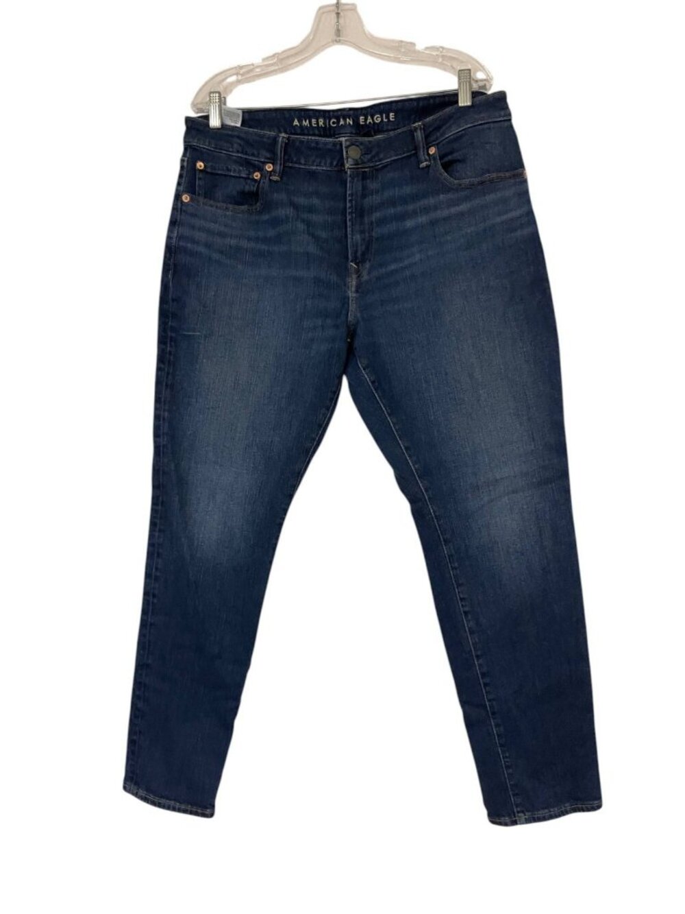 American Eagle Airflex+ Slim Jeans Men 36x30 Dark Wash Stretch Denim Blue Pants